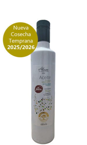 Aceite de Oliva Virgen Extra<br>Cosecha Temprana de Octubre<br>Variedad Picual<br>Caja de 9 botellas